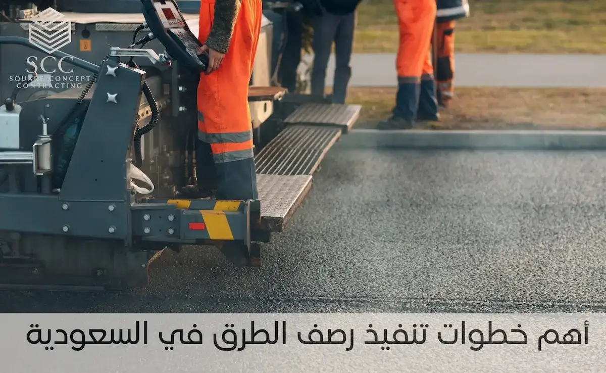 أهم خطوات تنفيذ رصف الطرق في السعودية أهم خطوات تنفيذ رصف الطرق في السعودية