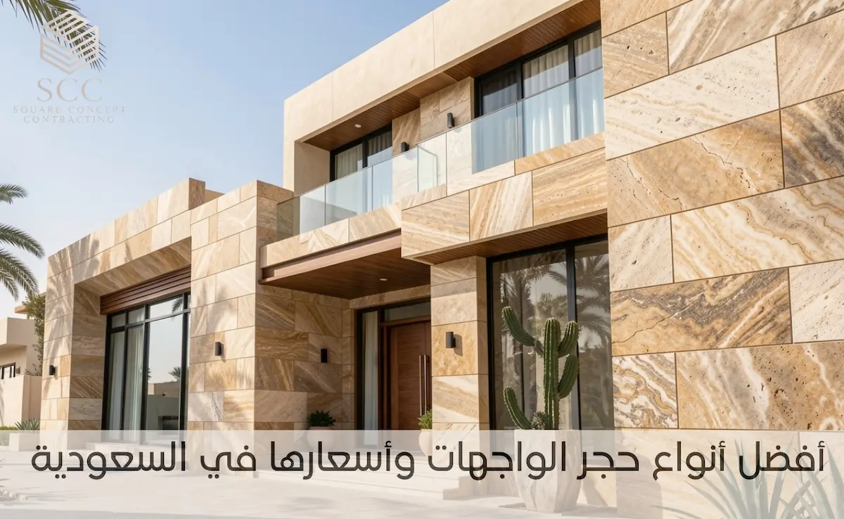 أنواع حجر الواجهات واسعارها السعودية