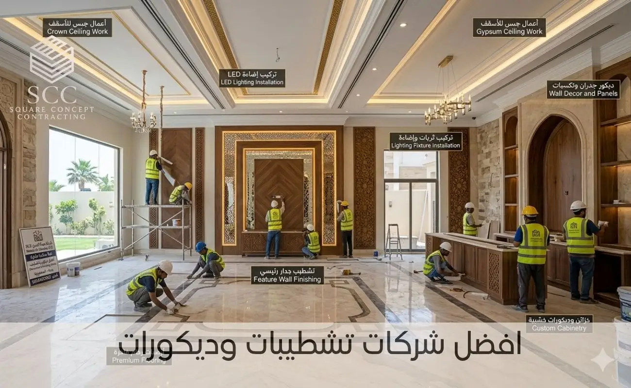 افضل شركات تشطيبات وديكورات