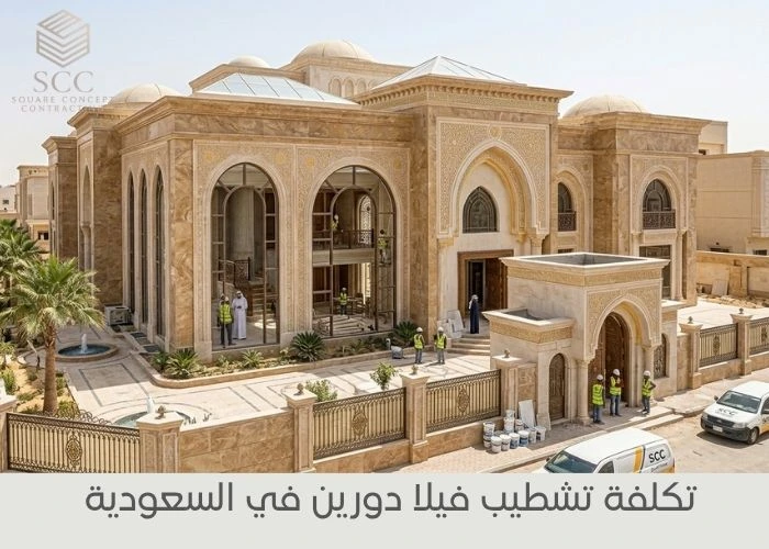 تكلفة تشطيب فيلا دورين