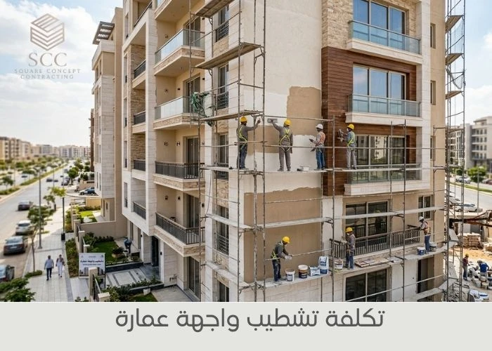 تكلفة تشطيب واجهة عمارة