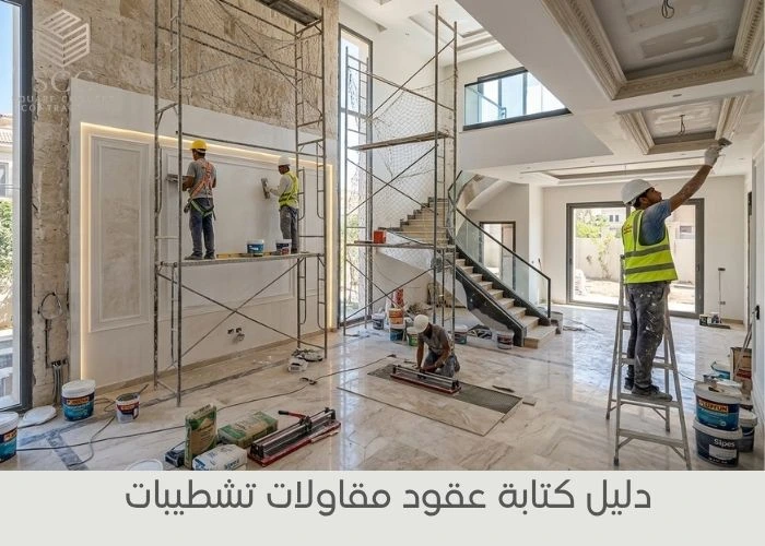 عقود مقاولات تشطيبات