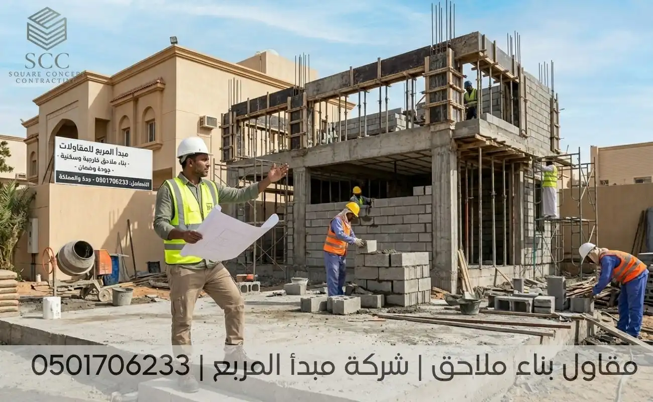 مقاول بناء ملاحق