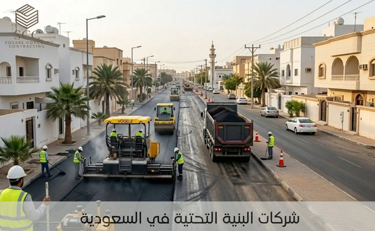 شركات البنية التحتية في السعودية