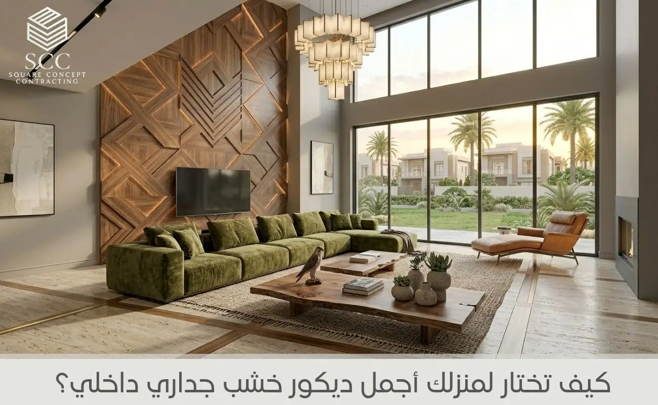 كيف تختار لمنزلك أجمل ديكور خشب جداري داخلي