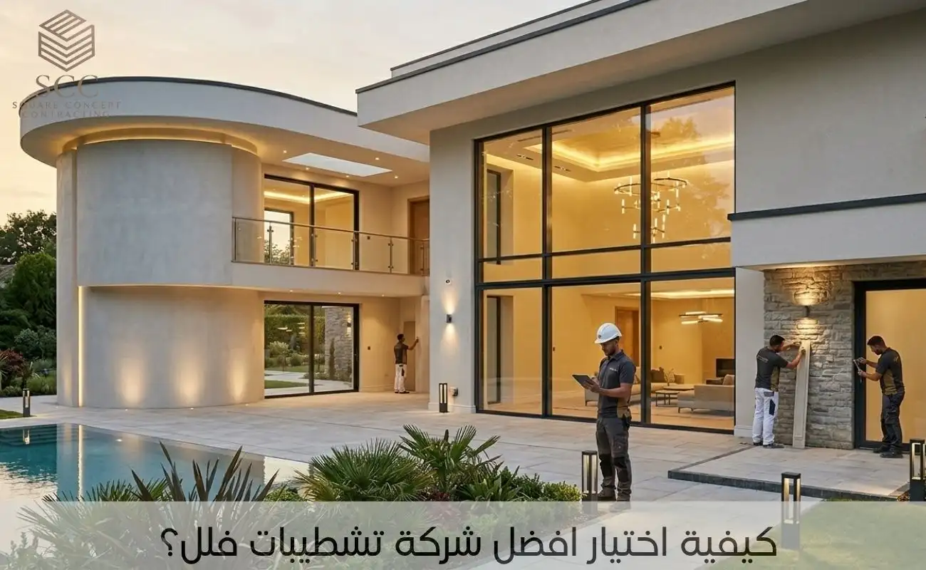 كيفية اختيار افضل شركة تشطيبات فلل