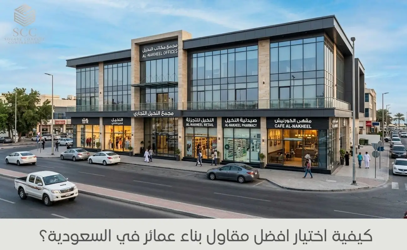 اختيار افضل مقاول بناء عمائر في السعودية