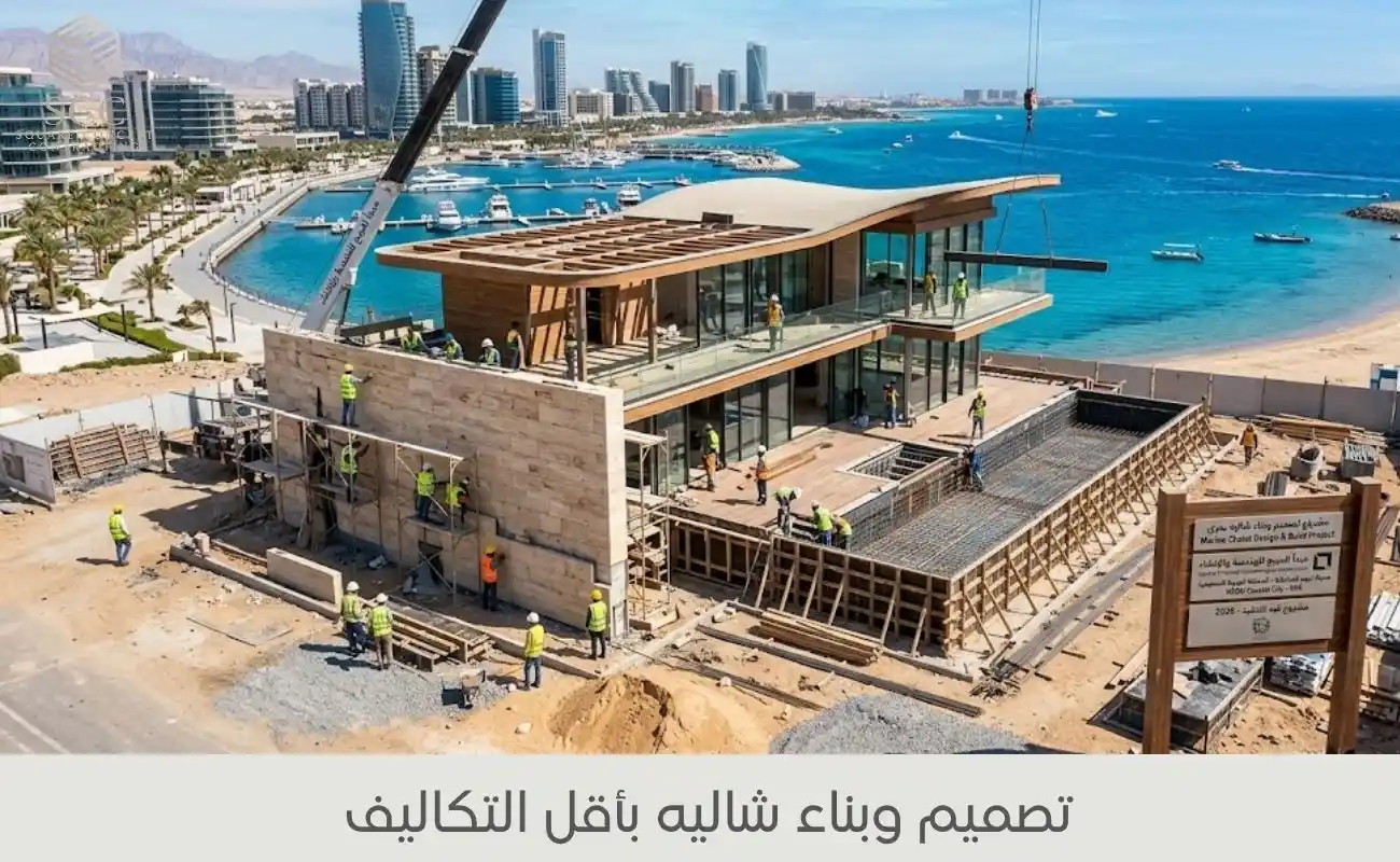 بناء شاليه بأقل التكاليف