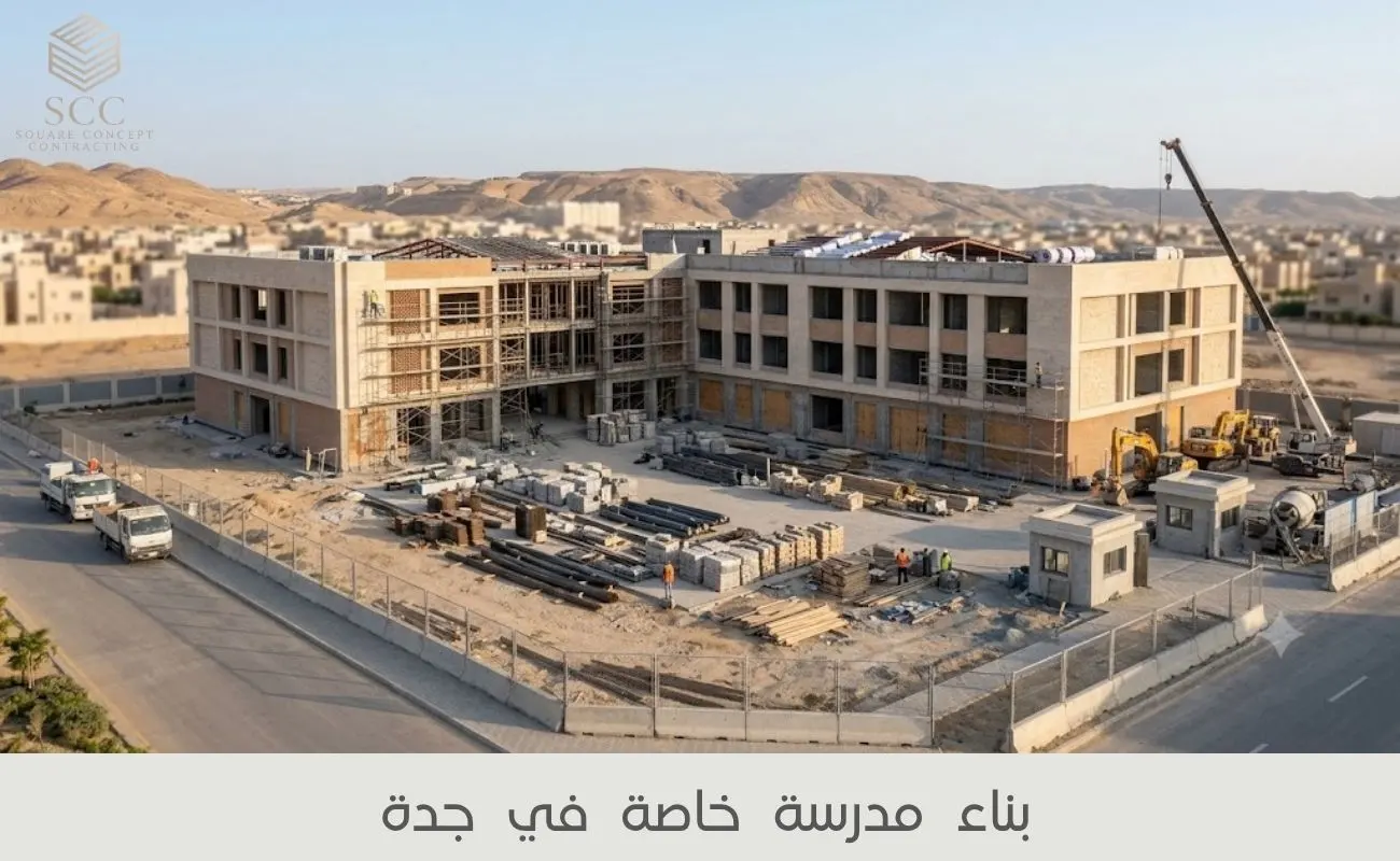 بناء مدرسة خاصة في جدة