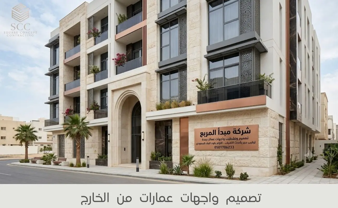 تصميم واجهات عمارات من الخارج