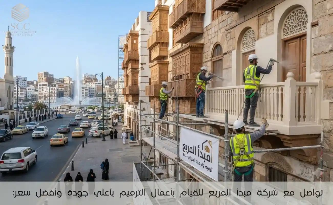 تواصل مع شركة مبدأ المربع للقيام بأعمال الترميم بأعلي جودة وأفضل سعر