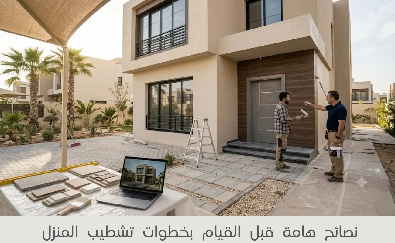 نصائح هامة قبل القيام بخطوات تشطيب المنزل