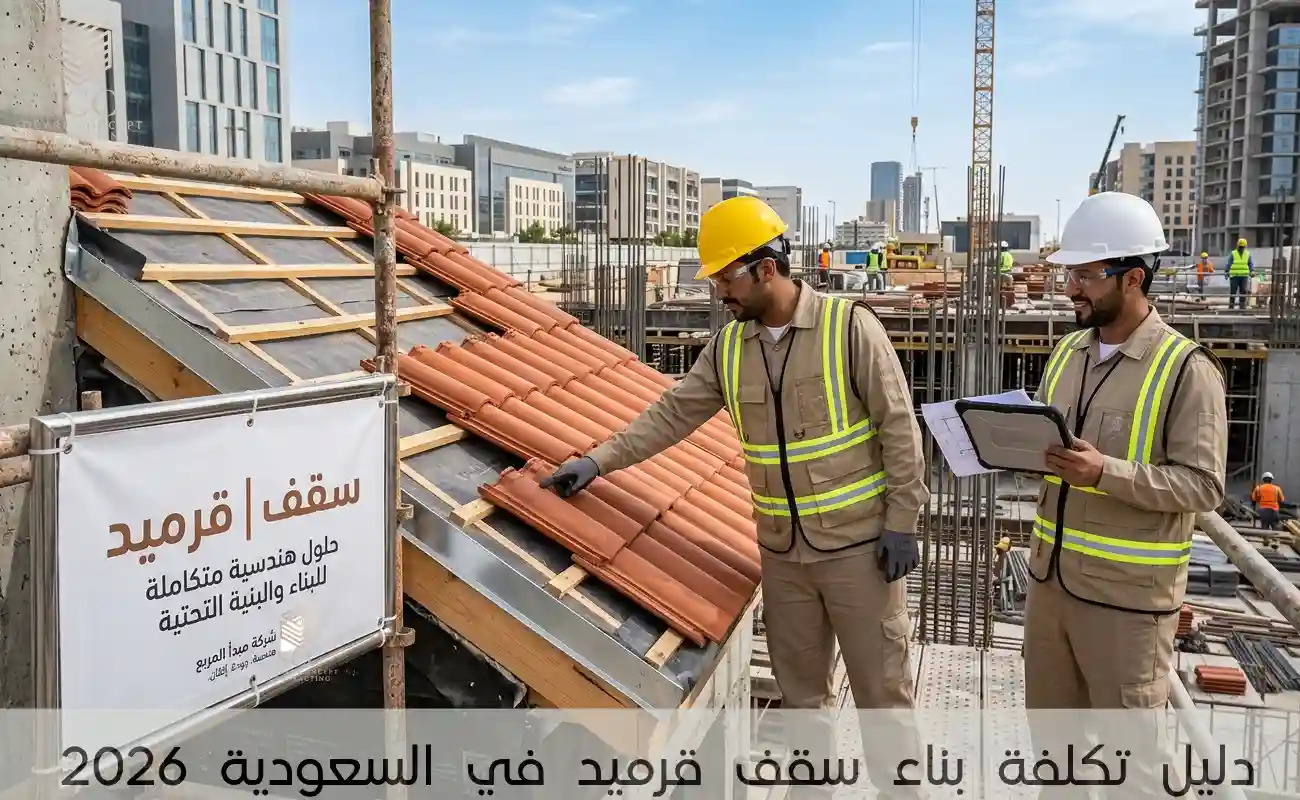 تكلفة بناء سقف قرميد