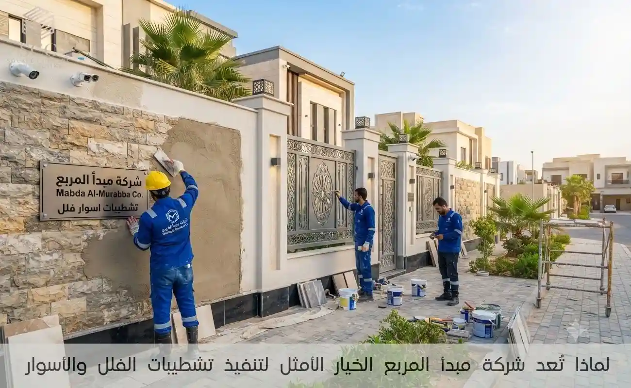 لماذا تُعد شركة مبدأ المربع الخيار الأمثل لتنفيذ تشطيبات الفلل والأسوار