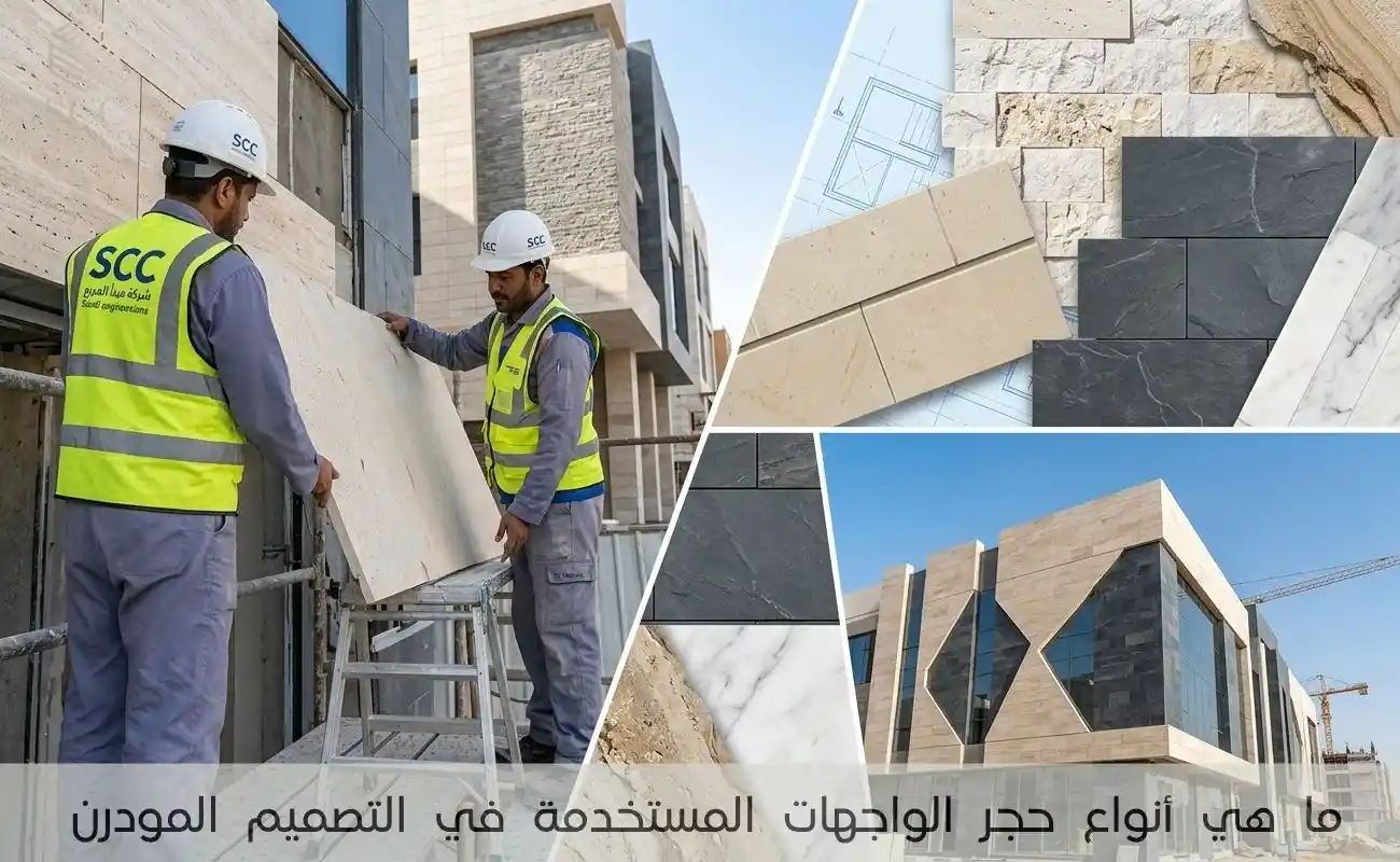 ما هي أنواع حجر الواجهات المستخدمة في التصميم المودرن