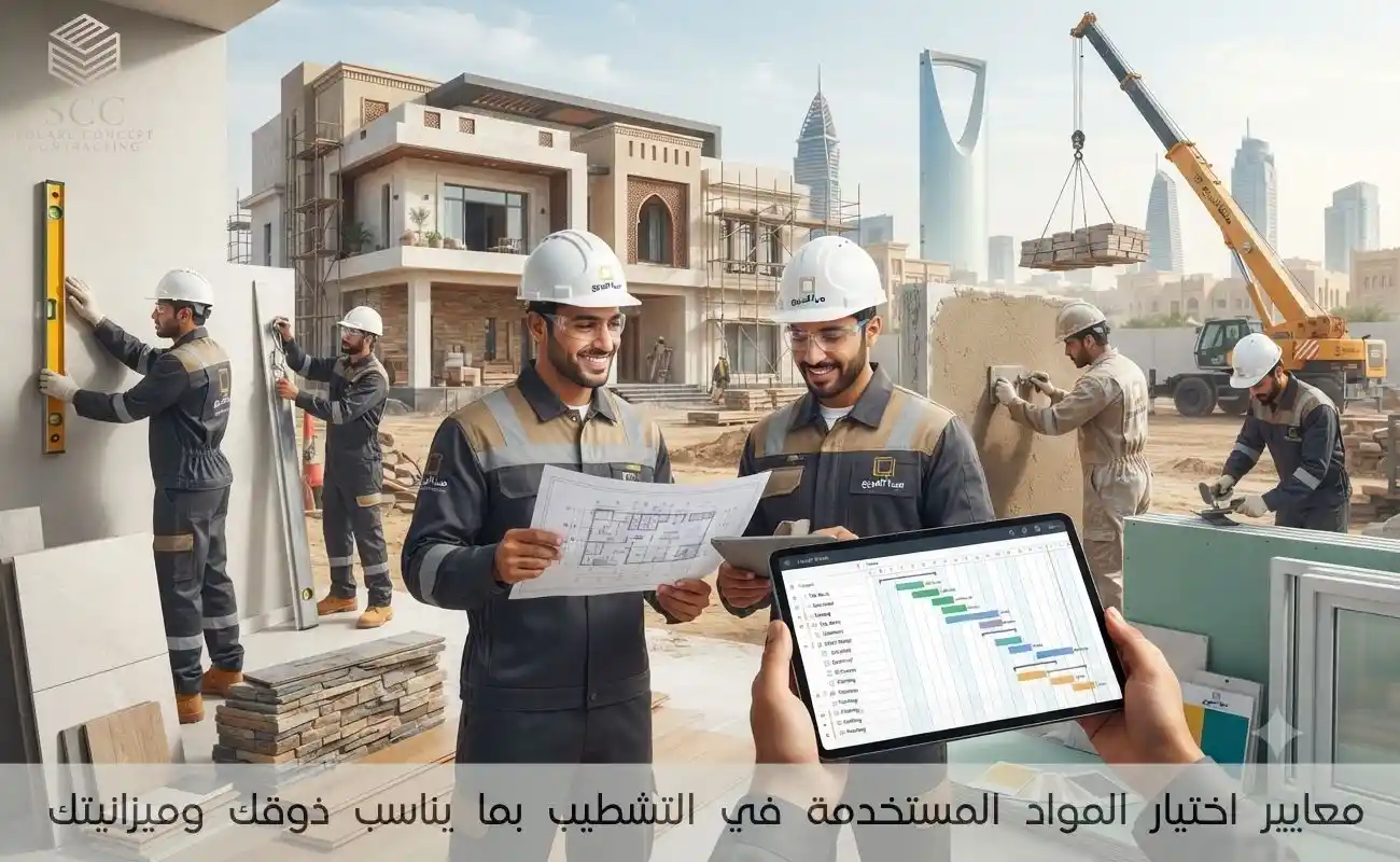 معايير اختيار المواد المستخدمة في التشطيب بما يناسب ذوقك وميزانيتك